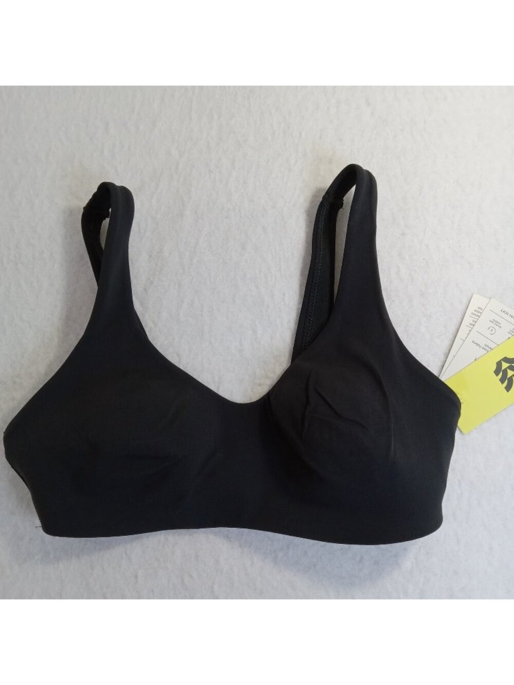 All in Motion Everyday Soft Light Support Minimal Sports Bra Black SMALL NWT